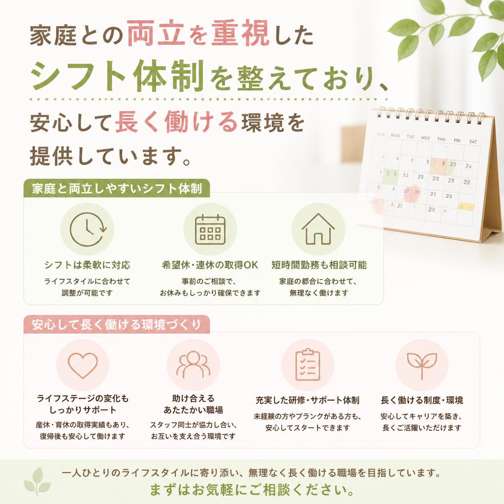 2. 働きやすい職場環境